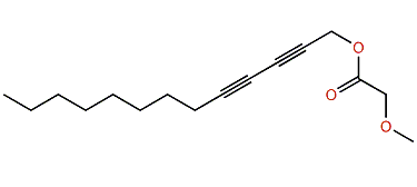 Trideca-2,4-diynyl methoxyacetate